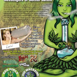 420 Girls Full Page Ad